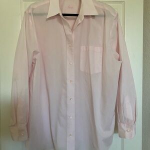 Foxcroft Blush Pink Button-Up Blouse